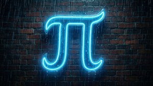 Neon Pi on Brick