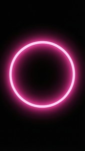 Neon Pink Circle