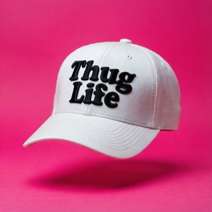 Neon Pink Hat Levitation