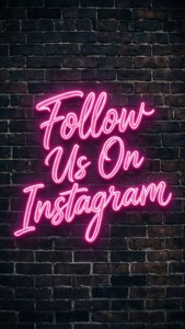 Neon Pink on Brick