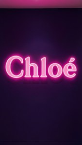 Neon Pink on Purple