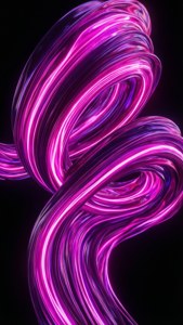 Neon Pink Purple Swirl Glow