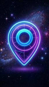 Neon Pinpoint Cosmic