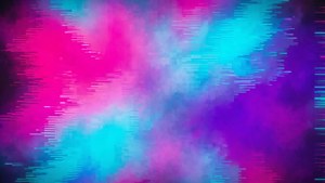 Neon Pixel Blur Haze