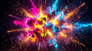 Neon Plasma Burst