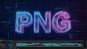 Neon PNG Timeline