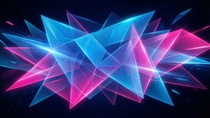Neon Polygon Overlap