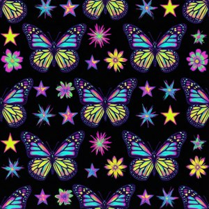 Neon Pop Pattern