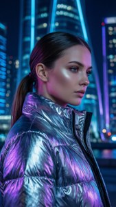 Neon Puffer Glow