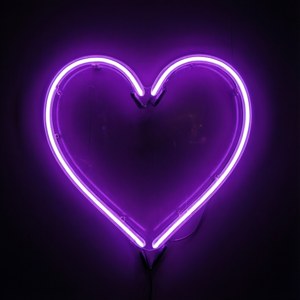Neon Purple Heart