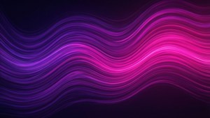 Neon Purple Wave Stripes