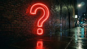 Neon Question Alley