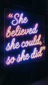 Neon Quote Night
