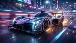 Neon Racer Speed
