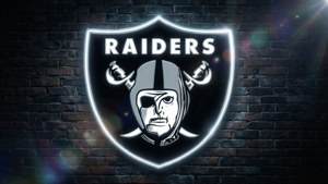 Neon Raiders Sign