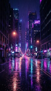 Neon Rain City