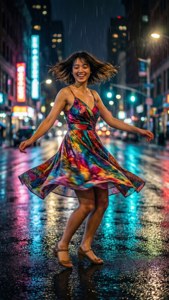 Neon Rain Dance
