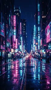 Neon Rain Grain