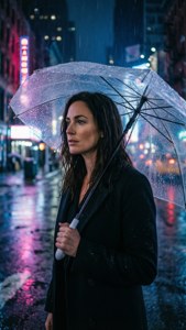 Neon Rain Night