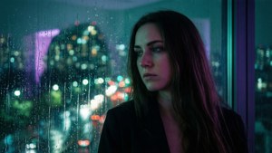 Neon Rain Night