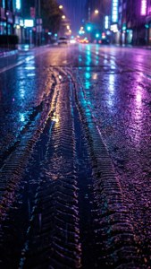 Neon Rain Tracks