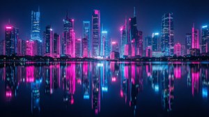 Neon Reflection