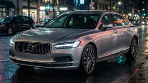 Neon Reflections Volvo S90