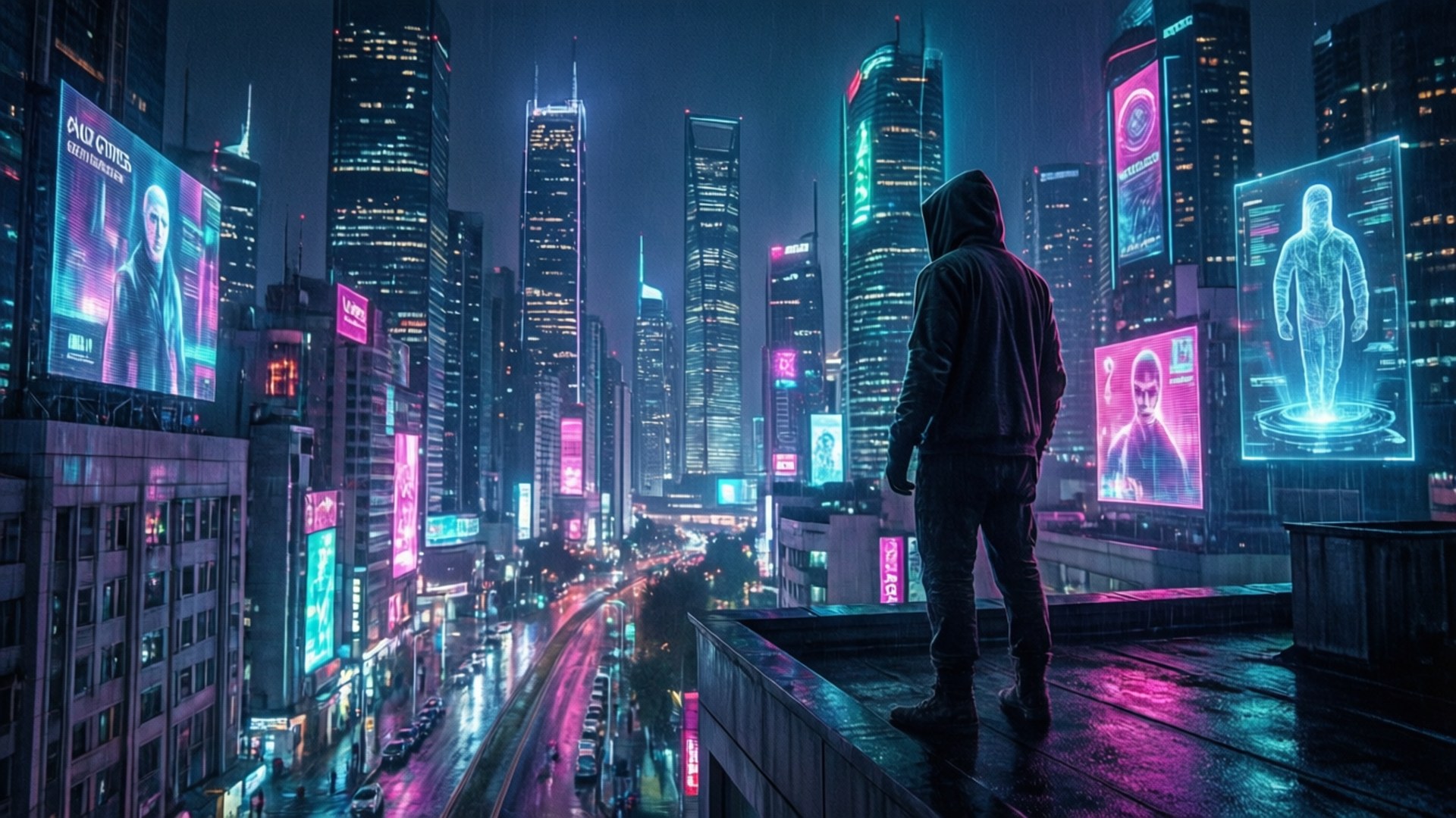 Neon Resolve by Wallpapers.art Studio