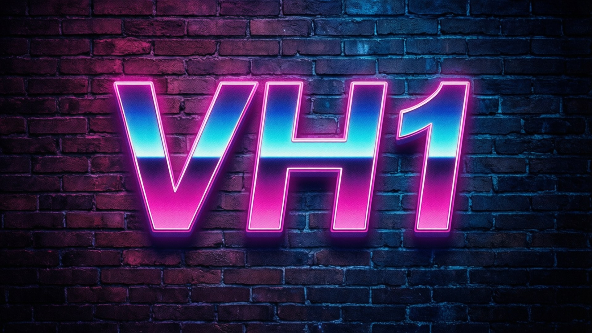 Neon Retro Logo by Wallpapers.art Studio