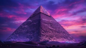 Neon Retrowave Pyramid
