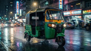 Neon Rickshaw Run