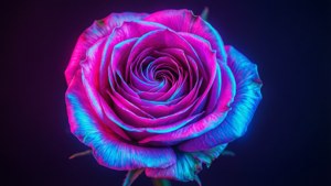 Neon Rolled Bloom