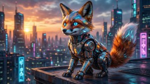 Neon Rooftop Sprunki