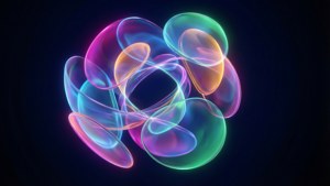 Neon Rotating Shapes
