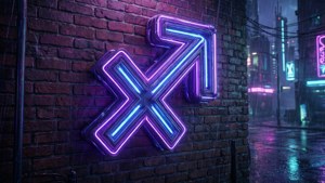 Neon Sagittarius Cyberpunk