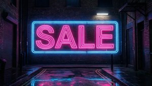 Neon Sale Sign