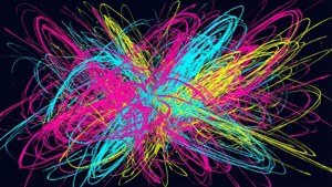 Neon Scribble Chaos