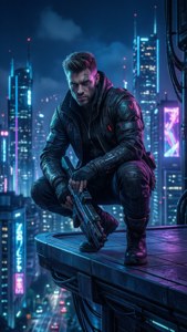 Neon Sentinel Jett