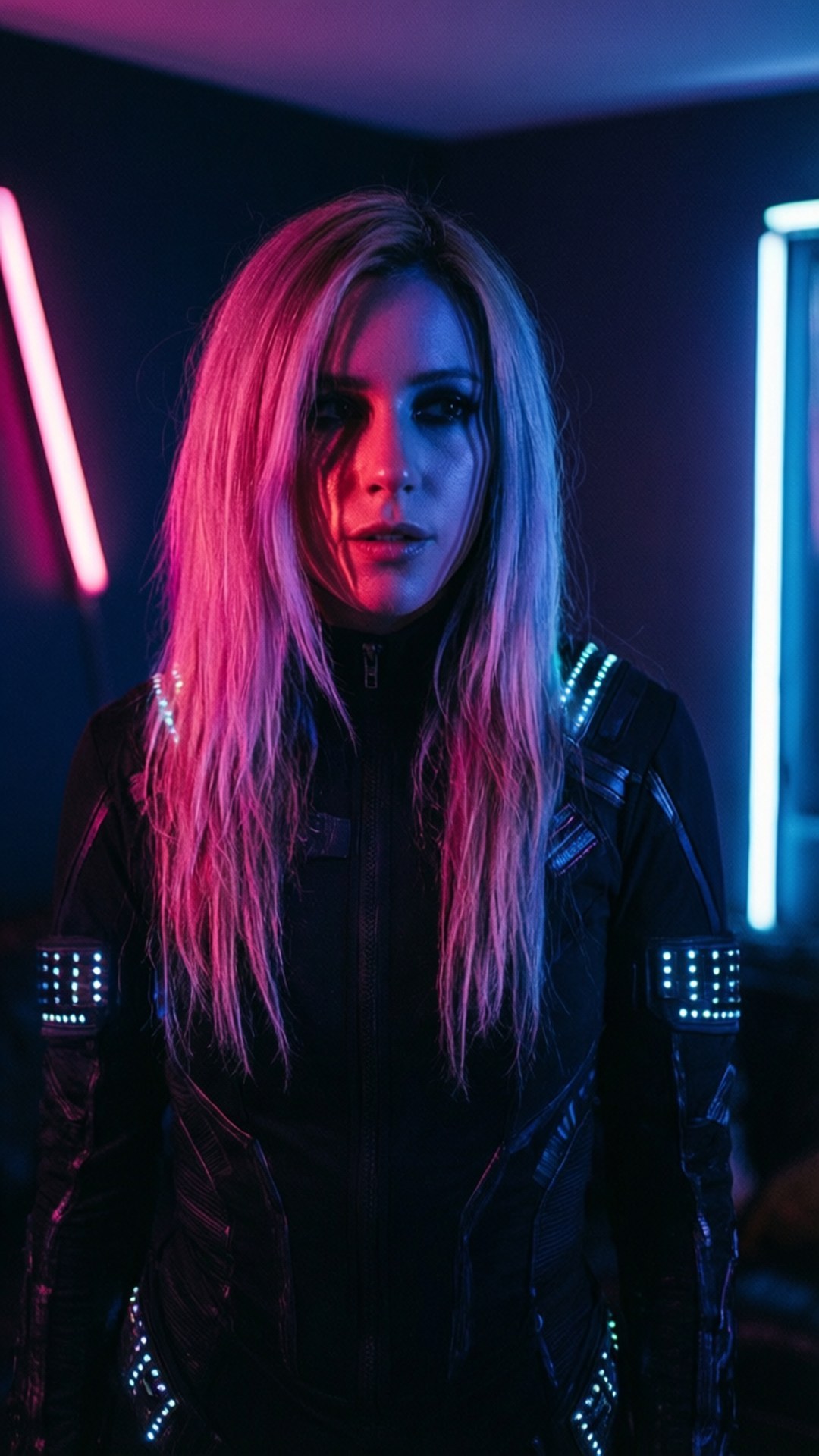 Neon Shadows by Wallpapers.art Studio