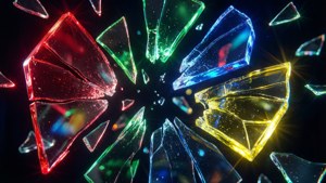Neon Shard Cascade
