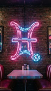 Neon Sign Aquarius