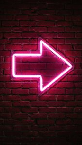 Neon Sign Arrow
