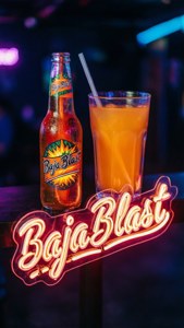 Neon Sign Baja Blast