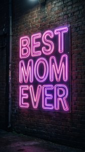 Neon Sign Best Mom