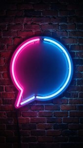 Neon Sign Bubble