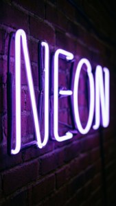 Neon Sign Close-Up