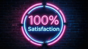 Neon Sign Guarantee Badge