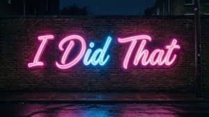 Neon Sign Reflection