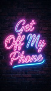 Neon Sign Warning