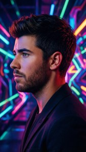 Neon Silhouette